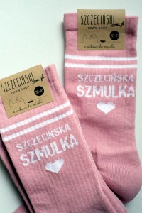 SKARPETKI  SPORTOWE SZMULKA RÓŻ