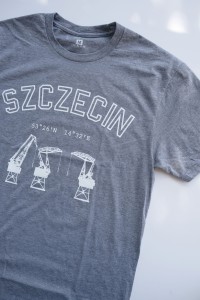 KOSZULKA DŹWIGI SZCZECIN SZARA 